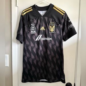 Adidas Men's Tigres UANL 2020-2021 Third Soccer Jersey black and gold, Size M